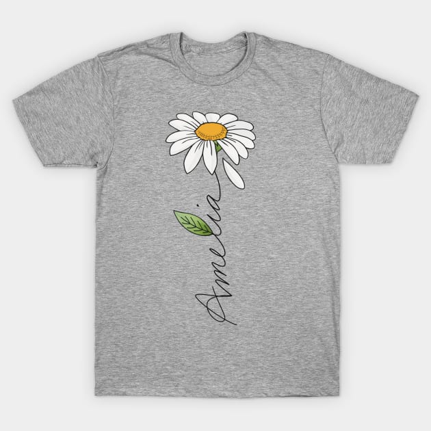 Amelia - Daisy Design T-Shirt by Plucking Daisies